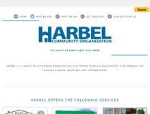 Tablet Screenshot of harbel.org